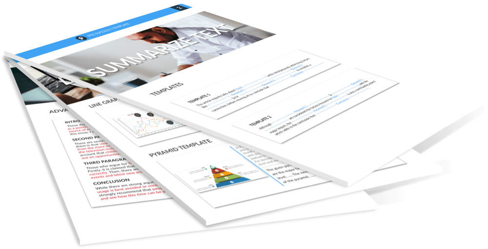 PTE writing templates preview